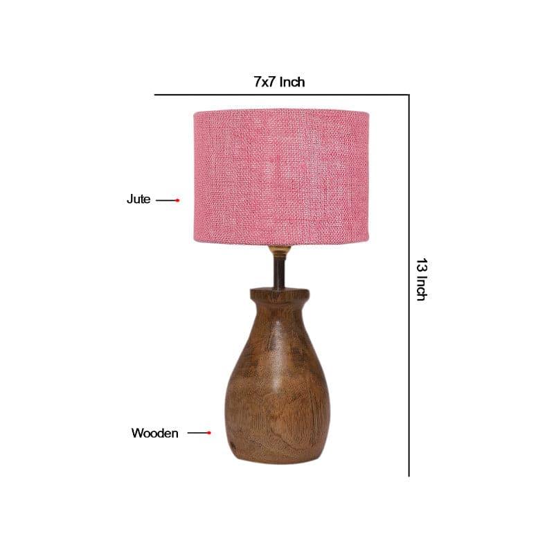 Buy Sheldo Mista Table Lamp - Pink Table Lamp from Vaaree