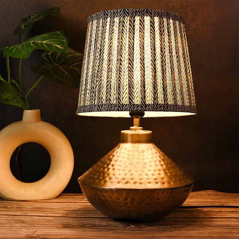 Table Lamp - Silas Hammered Table Lamp - Grey