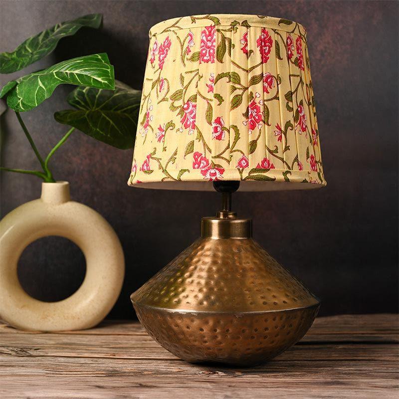 Table Lamp - Silas Hammered Table Lamp - Yellow