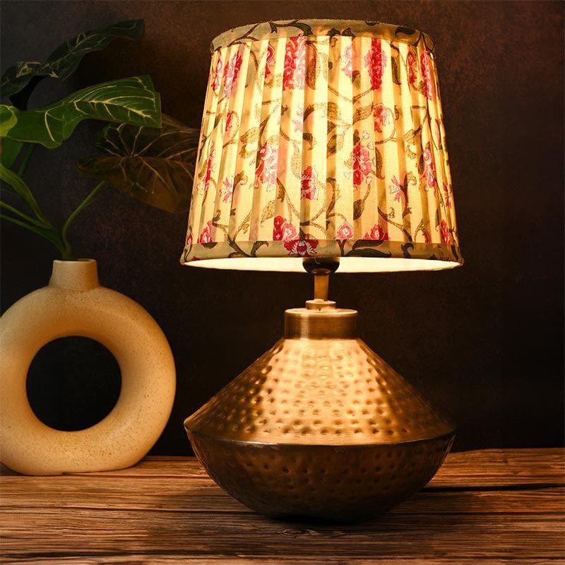 Table Lamp - Silas Hammered Table Lamp - Yellow