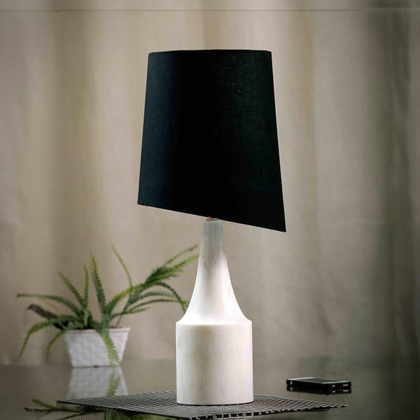 Table Lamp - Slant Lit table Lamp - Black