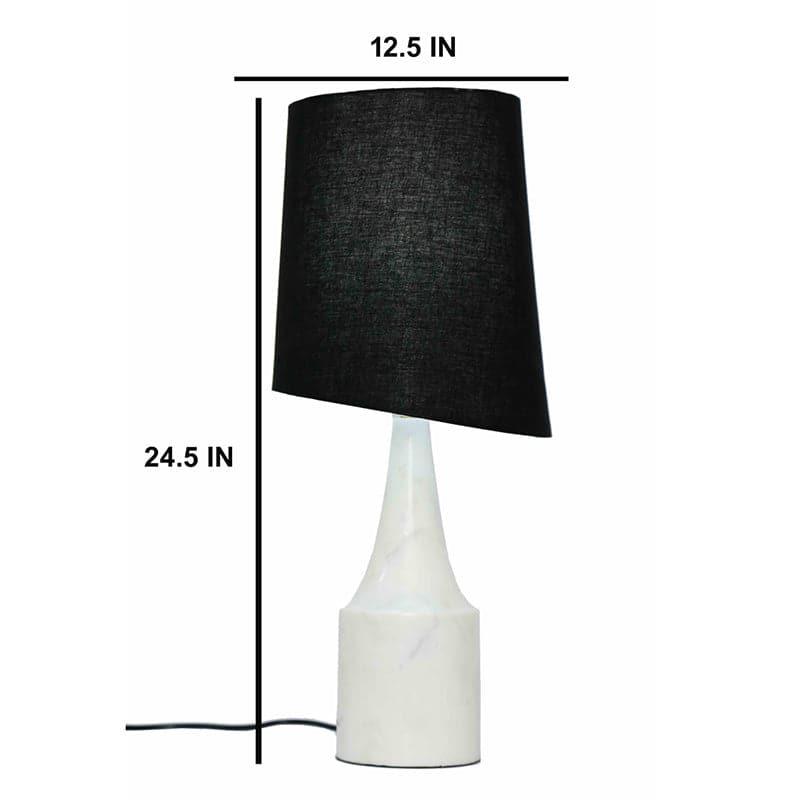 Table Lamp - Slant Lit table Lamp - Black