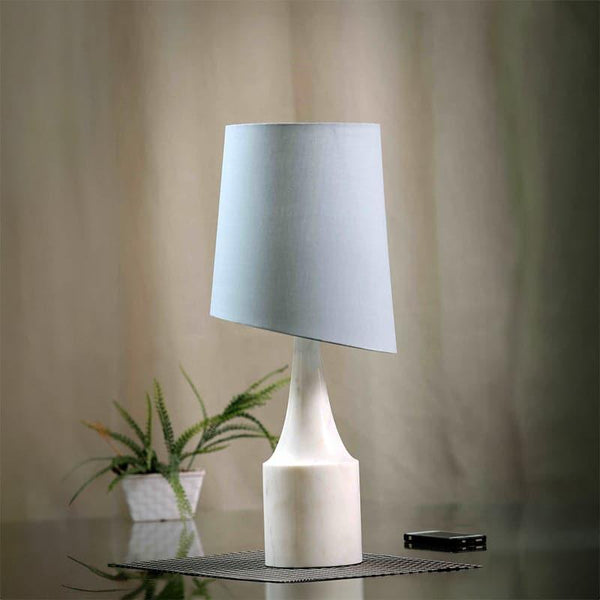 Buy Table Lamp - Slant Lit Table Lamp - Grey at Vaaree online