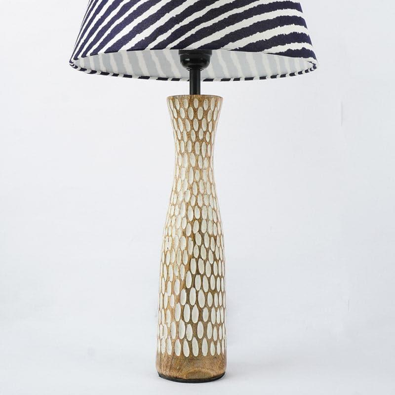 Table Lamp - Stripe Stream Textured Table Lamp