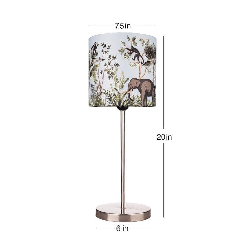 Buy Sundarban Metal Chrome Table Lamp Table Lamp from Vaaree