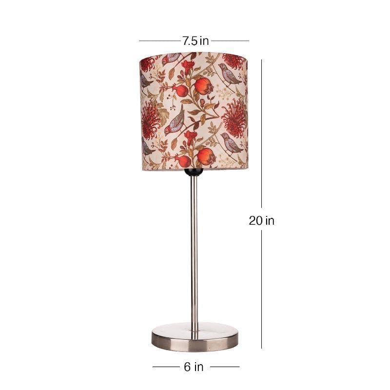 Buy Sunrise Metal Chrome Table Lamp Table Lamp from Vaaree