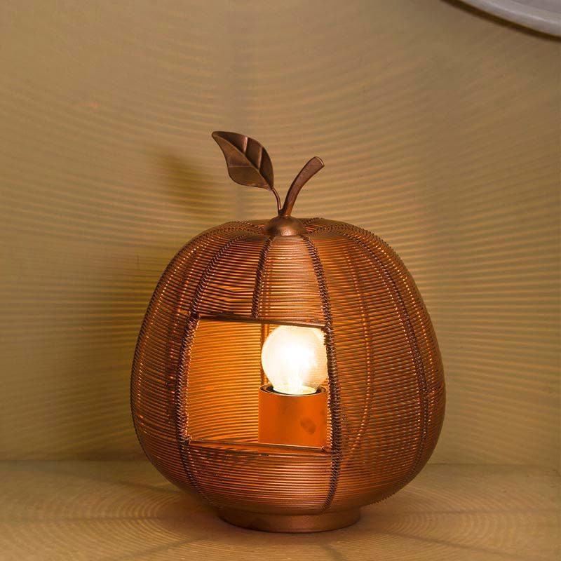 Buy The AppleLightastic - Copper Table Lamp from Vaaree