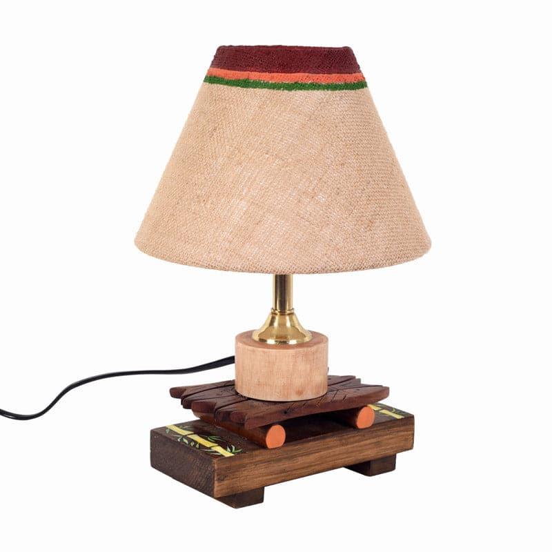 Buy Trida Wooden Table Lamp Table Lamp from Vaaree