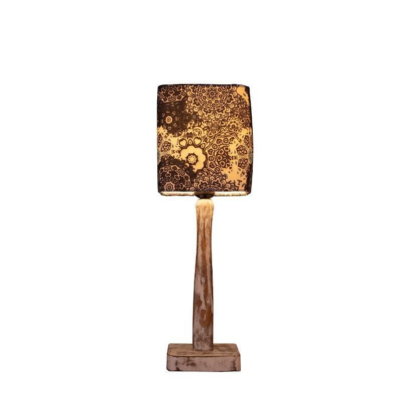 Table Lamp - Vivid Blue With Distress Stand Table Lamp