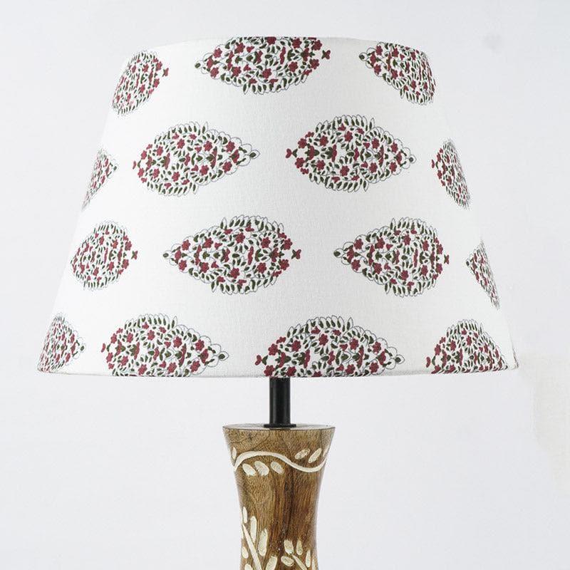 Table Lamp - White Willow Vintage Vine Table Lamp