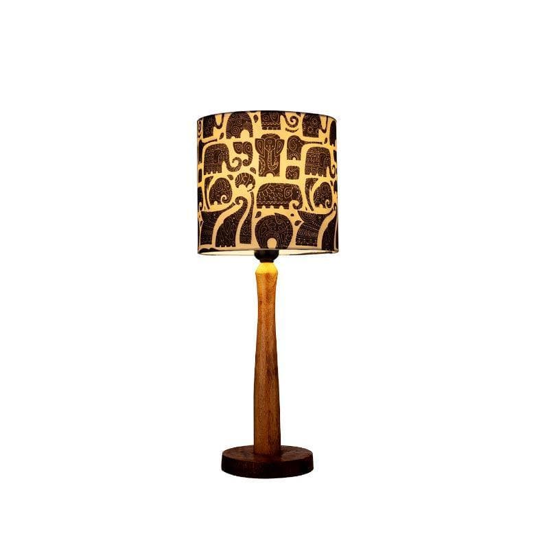 Table Lamp - Zoo Glow Classy Wooden Stand Table Lamp