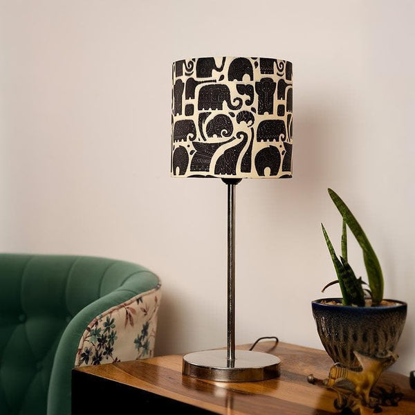 Table Lamp - Zoo Glow Metal Chrome Table Lamp