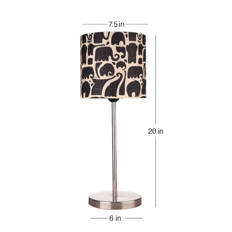 Table Lamp - Zoo Glow Metal Chrome Table Lamp