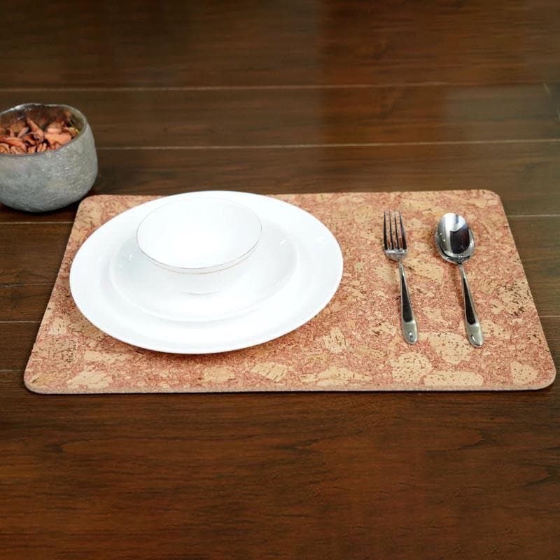 Buy Blush Serenity Tablemat - Set Of Two Table Mats from Vaaree