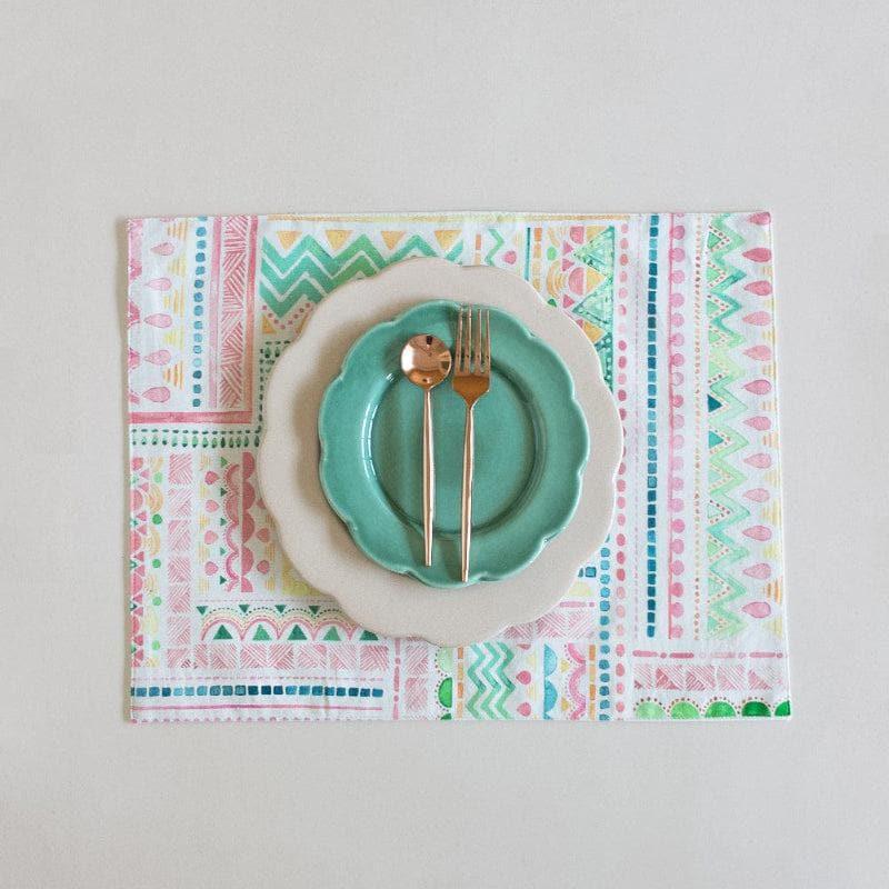 Buy Boheme Cotton Placemat - Set Of Six Table Mats from Vaaree