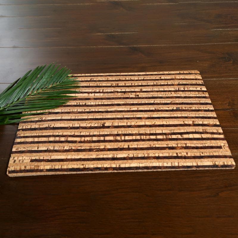 Buy Coastal Cork Tablemat - Set Of Two Table Mats from Vaaree