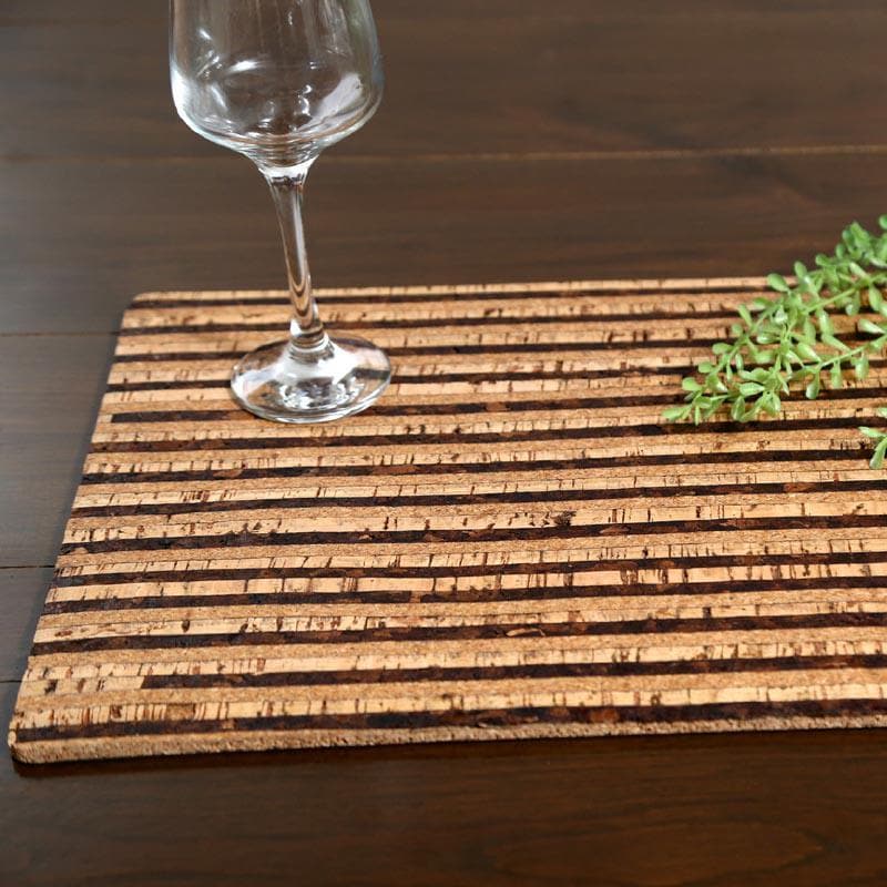 Buy Coastal Cork Tablemat - Set Of Two Table Mats from Vaaree