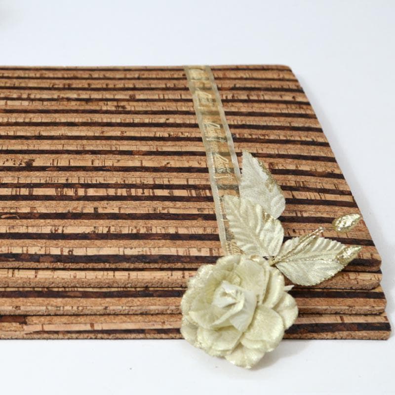 Buy Coastal Cork Tablemat - Set Of Two Table Mats from Vaaree