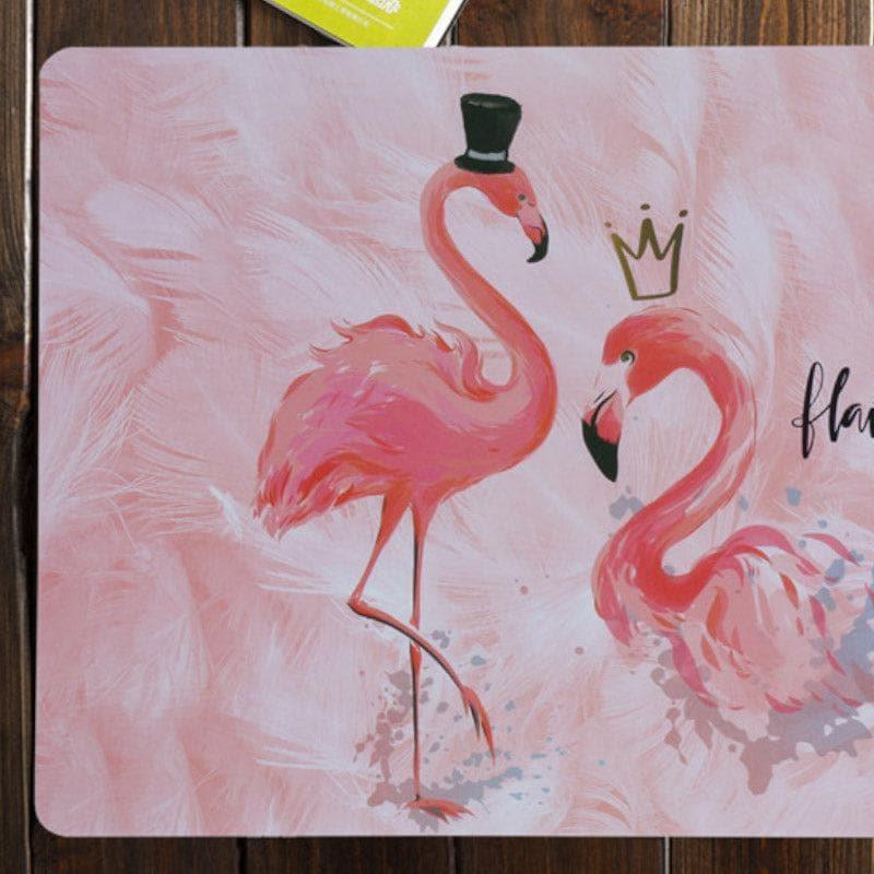 Buy Flamingo Wedding Placemat - Set Of Six Table Mats from Vaaree