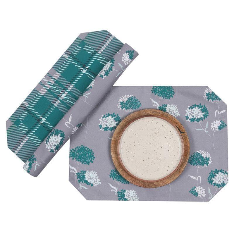 Table Mat - Foresta Canvas Placemat - Set Of Two