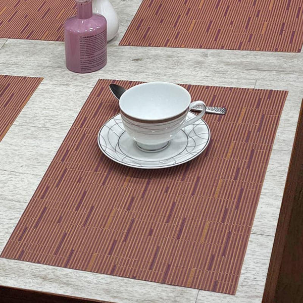 Buy Harava Woven Placemat - Set Of Six Table Mats from Vaaree