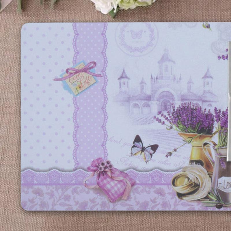 Table Mat - Lavender Dine Placemat - Set Of Six