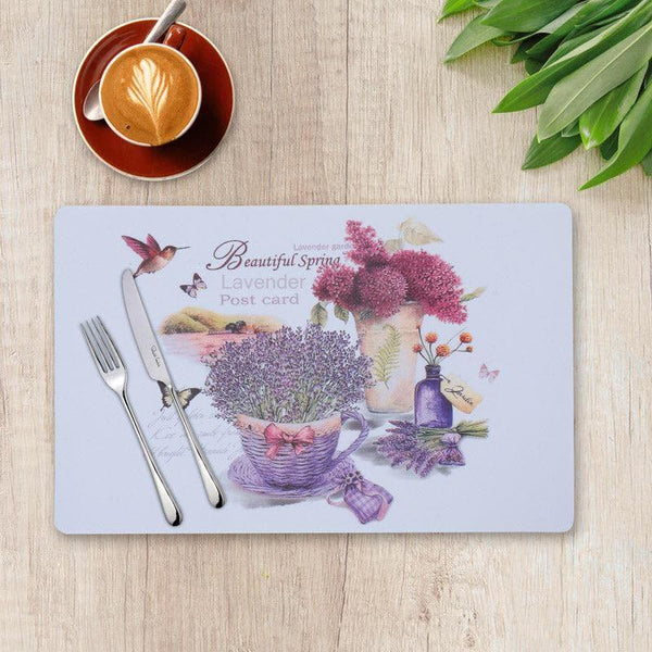 Buy Lavender Love Placemat - Set Of Six Table Mats from Vaaree