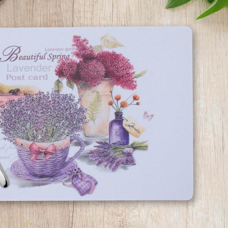 Buy Lavender Love Placemat - Set Of Six Table Mats from Vaaree