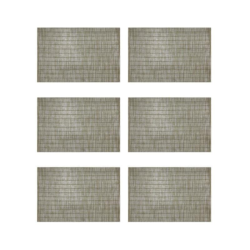 Buy Malda Woven Placemat (Beige) - Set Of Six Table Mats from Vaaree