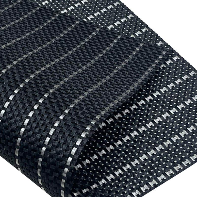 Buy Malda Woven Placemat (Black) - Set Of Six Table Mats from Vaaree