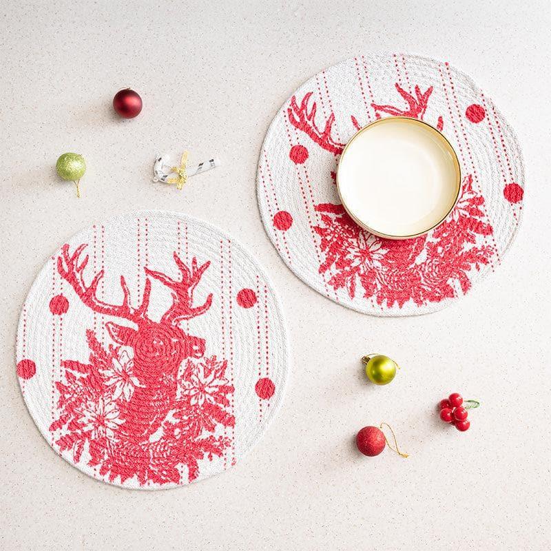 Buy Reindeer Grace Placemat Table Mats from Vaaree