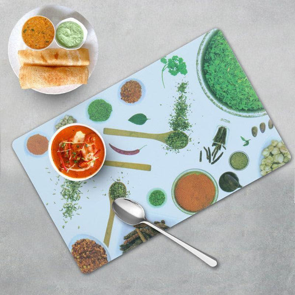 Table Mat - Spice Spill Placemat - Set Of Six