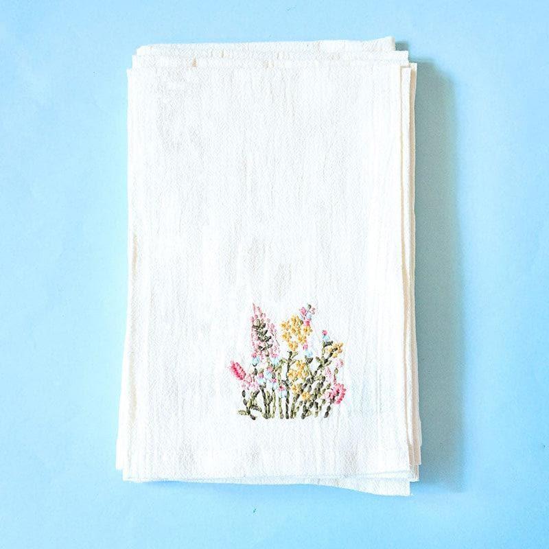 Buy Let Love Bloom Napkin - Set Of Four Table Napkins from Vaaree