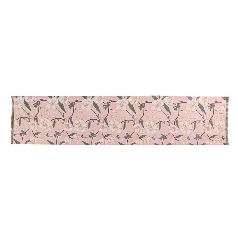 Buy Badamwari Gardenia Table Runner - Peach Table Runner from Vaaree