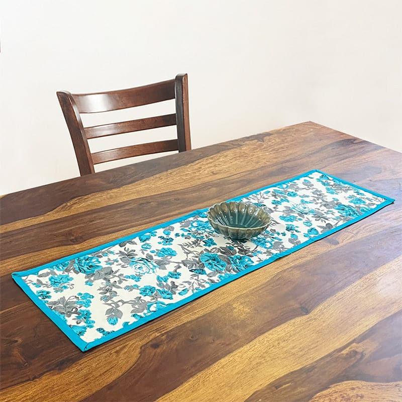 Buy Delphinium Flora Table Runner Table Runner from Vaaree