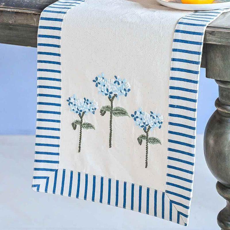 Buy Escape In Blue Runner Table Runner from Vaaree