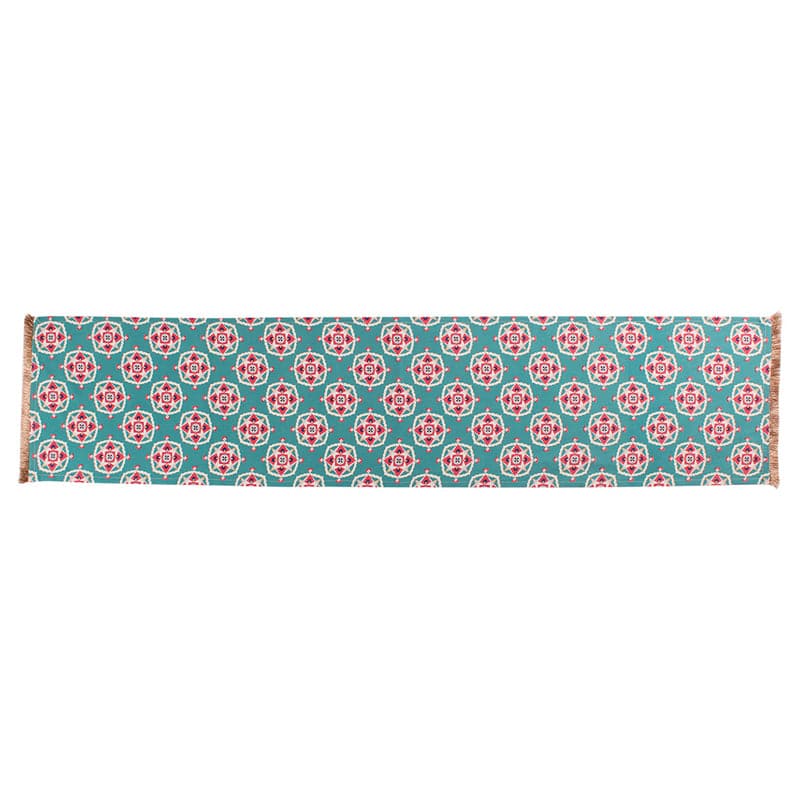 Table Runner - Faye Ethnic Table Runner - Blue