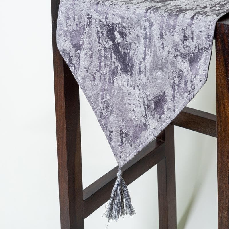 Table Runner - Ketty Jacquard Table Runner - Dark Grey