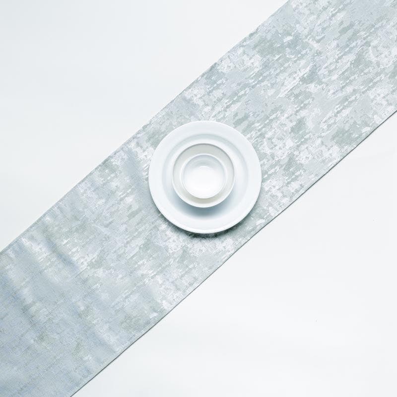 Buy Ketty Jacquard Table Runner - Grey Table Runner from Vaaree