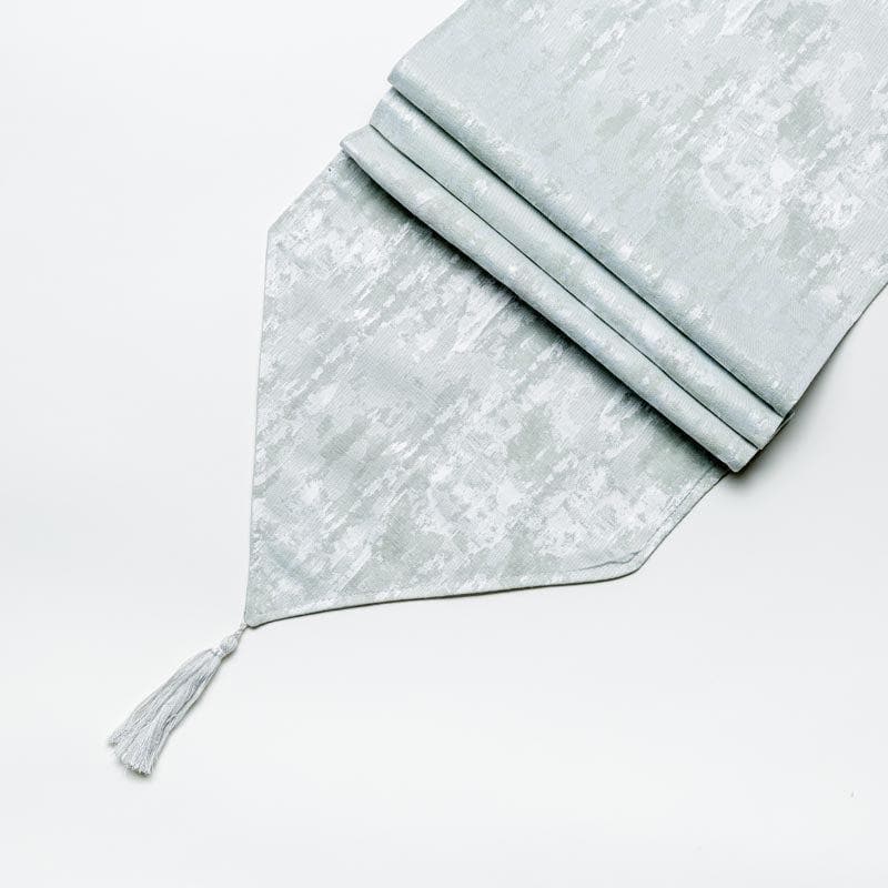 Buy Ketty Jacquard Table Runner - Grey Table Runner from Vaaree