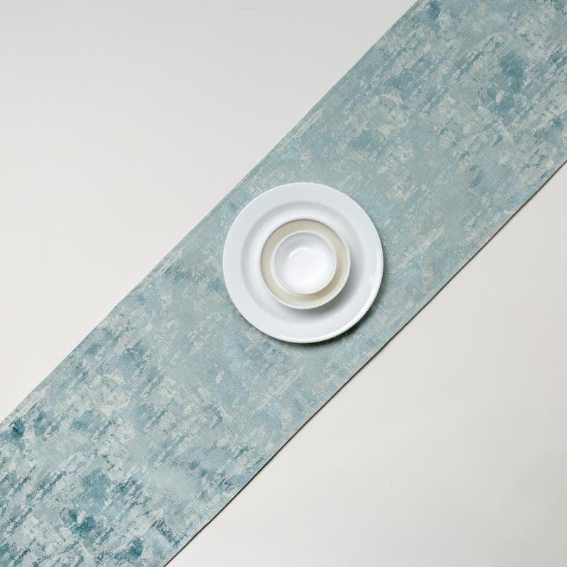 Buy Ketty Jacquard Table Runner - Turquoise Table Runner from Vaaree