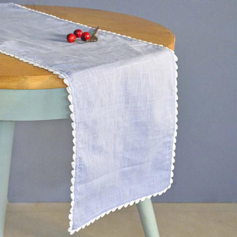 Buy Silver Mist Hand Crochet Table Runner Table Runner from Vaaree