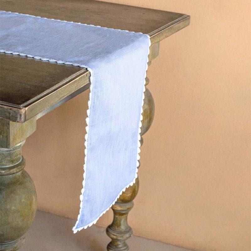 Buy Silver Mist Hand Crochet Table Runner Table Runner from Vaaree