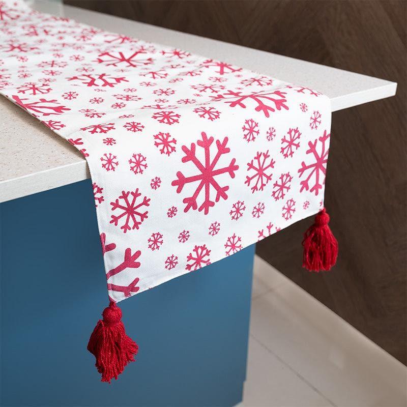 Buy Snowflake Fiesta Table Runner Table Runner from Vaaree