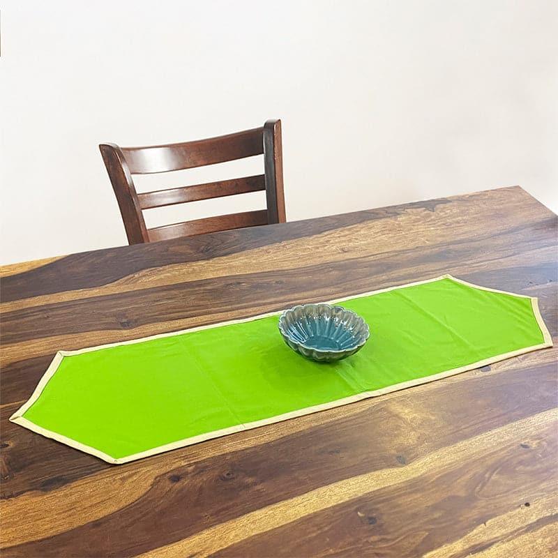 Buy Solid Sephire Table Runner - Green Table Runner from Vaaree