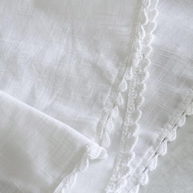 Buy White Prairie Hand Crochet Table Runner Table Runner from Vaaree