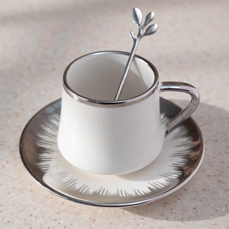 Tea Cup & Saucer - Kana Cup & Saucer (White) - Eighteen Piece Set