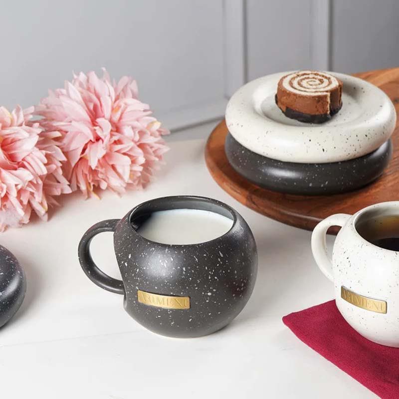 Buy Opala Mug And Saucer - Brown Tea Cup & Saucer from Vaaree