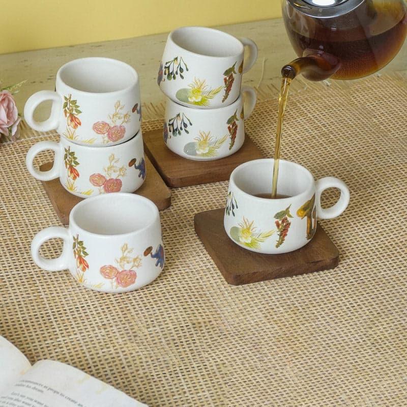 Tea Cup - Rais Ceramic Cup - Set Of Six