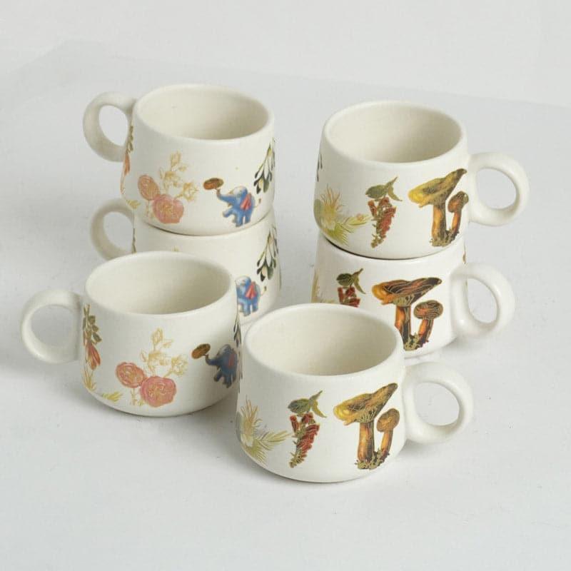 Tea Cup - Rais Ceramic Cup - Set Of Six